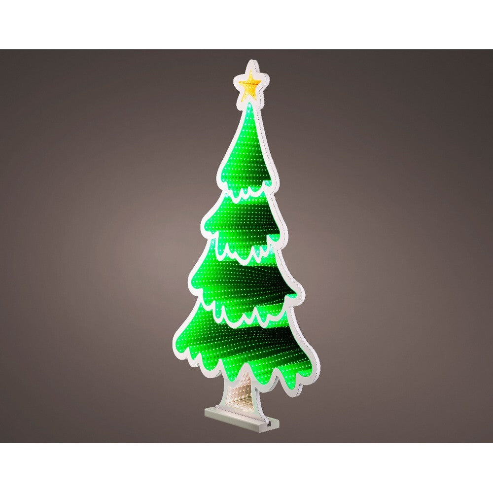 Kaemingk LED Infinity Lights – PET Tree Figure, Steady Indoor Christmas Decoration, 40cm Holiday Ornament, Festive Xmas Display