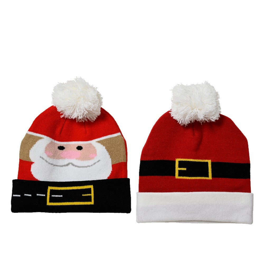 Kaemingk Christmas Hat – Red & White Holiday Decoration, Festive Xmas Tree , Indoor Holiday Décor, Seasonal Party Accessory, 1 Piece Assorted Designs