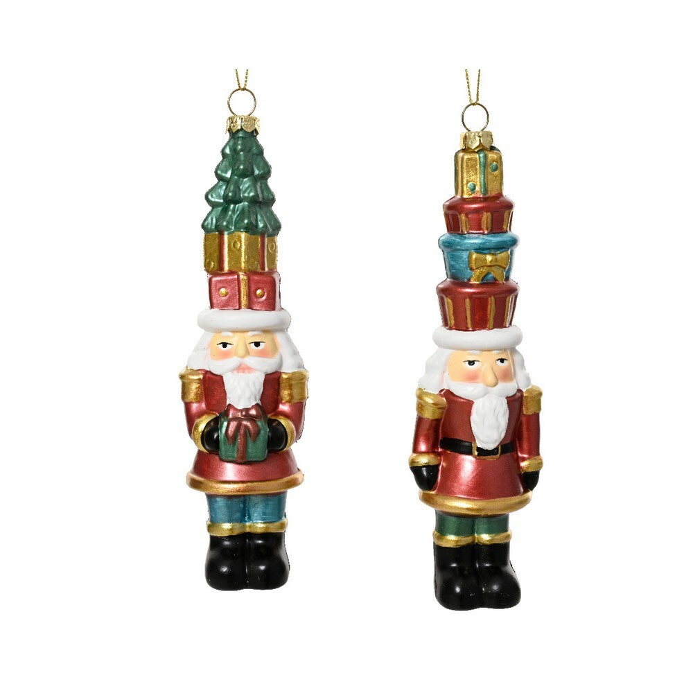 Kaemingk Soldier – Polystyrene Matt Finish, 18cm Christmas Decoration, Festive Xmas Ornament, Holiday Figurine, Indoor Home Décor, 1 Piece Assorted Designs