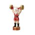 Kaemingk Santa – Polyresin Figurine, 19cm Christmas Decoration, Festive Xmas , Holiday Figurine, Indoor Home Décor, Seasonal Tabletop Display