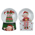 Kaemingk Snowglobe – Polyresin, Christmas Decoration, Festive Xmas, Holiday Figurine, Indoor Home Décor, Tabletop Display, 1 Piece Assorted Designs