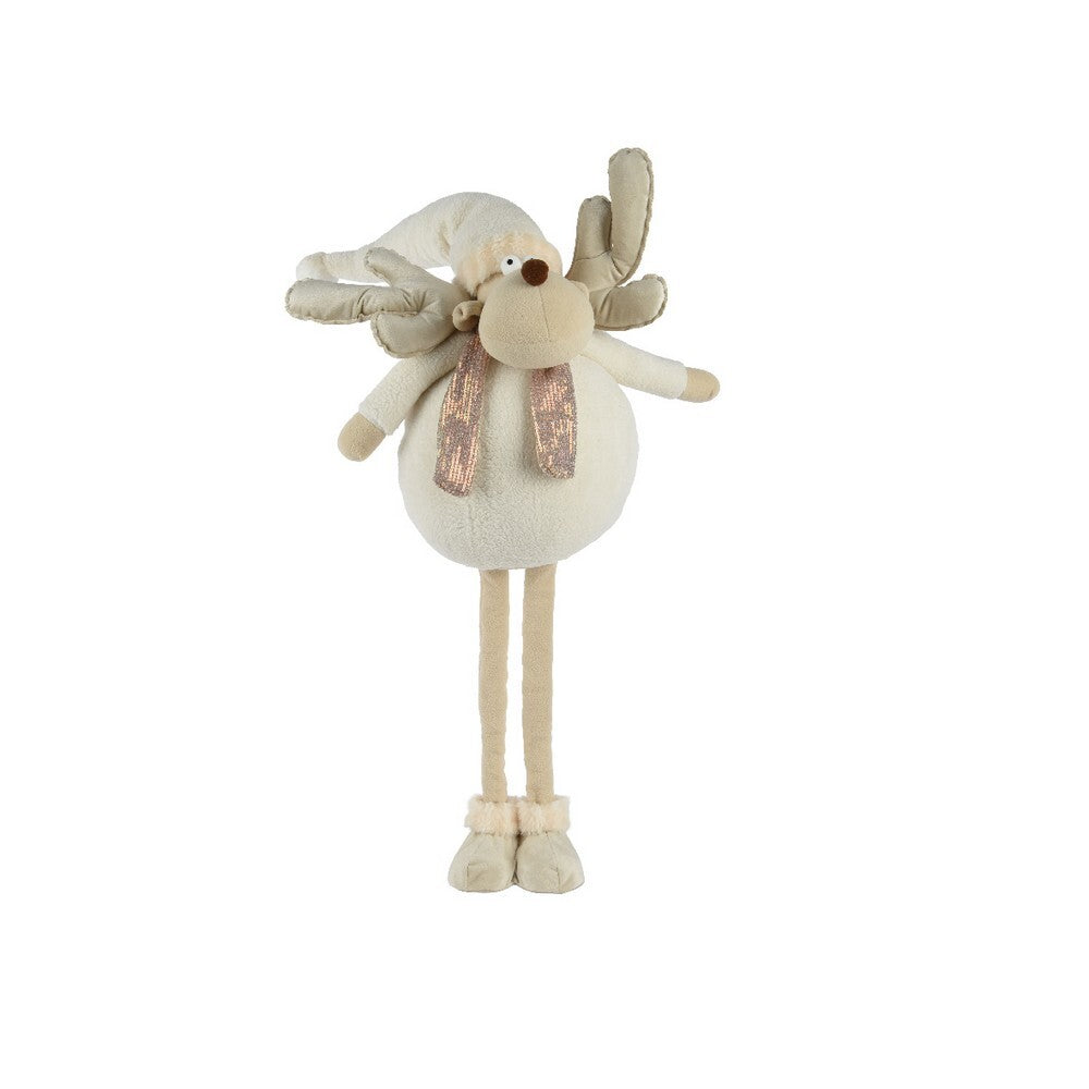Homesmiths Deer polyester standing White 120Cm