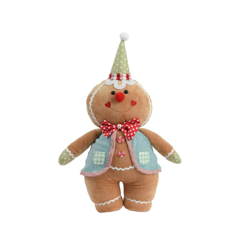 Kaemingk Gingerbread – Polyester Figurine, Brown, 53cm Christmas Decoration, Festive Xmas, Holiday Figurine, Indoor Home Décor, Tabletop Display