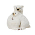 Kaemingk Bear – Polyester Standing Figurine, Cream, Christmas Decoration, Festive Xmas Holiday Figurine, Indoor Home Décor, Tabletop Display-27Cm