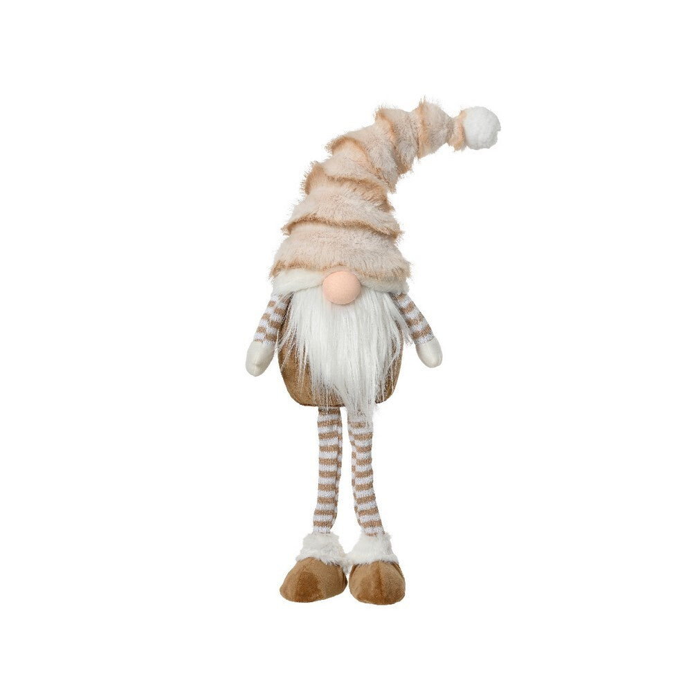Kaemingk Gnome – 70cm Polyester Standing Figurine, Christmas Holiday Decoration, Festive Xmas Tabletop & Garden Ornament, Seasonal Home Décor Collectible