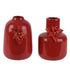 Homesmiths Vase porcelain Red 16Cm