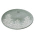 Kaemingk Dinner Plate – Stoneware Round with Reactive Glaze, Tree Embossed Christmas Holiday Tableware, Festive Xmas Dinnerware, Elegant Kitchen & Dining Décor