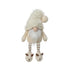 Kaemingk Gnome – Polyester Sitting Figurine, Christmas Holiday Decoration, Festive Xmas Tabletop & Home Décor, Seasonal Decorative Accent, 48cm-Off White