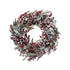 Homesmiths R/w berry wreath snowy red berries pinecones indoor
