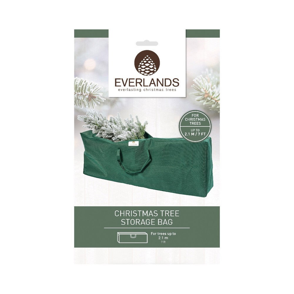 Kaemingk Storage Bag – Green, Christmas Holiday Organization, Festive Xmas Home Storage, Durable Seasonal Storage Solution for Decorations & Household Items