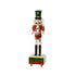 Kaemingk Nutcracker – Pinewood on Base, Red, 30cm, Christmas Holiday Decoration, Festive Xmas Tabletop & Home Décor, Seasonal Decorative Figurine
