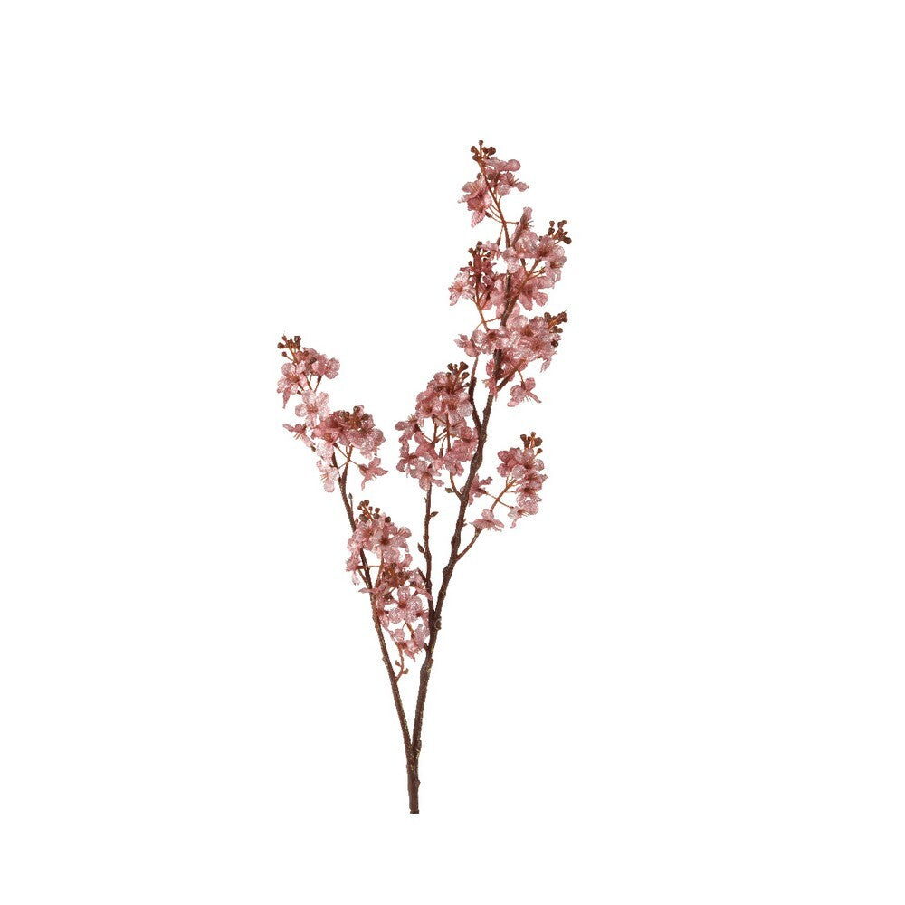 Kaemingk Blossom – Polyester, Pink Champagne, Christmas Holiday Decoration, Festive Xmas Indoor Home Décor, tree ornament, Seasonal Decorative Flower Accent