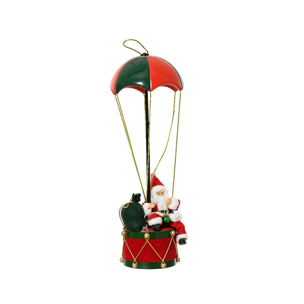 Homesmiths Santa plastic hot air balloon - drum - giftbag