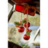 Kaemingk Bundle – Iron PE Leaf with Foam Berries and Pinecone, Christmas Holiday Decoration, Festive Xmas Tabletop or Tree Ornament, Seasonal Home Décor Accent-Red