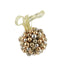 Kaemingk Bauble – Shatterproof Matt, Shiny and Glitter with Berries, Christmas Holiday Decoration, Festive Xmas Tree Ornament, Seasonal Home Décor Accent-Gold