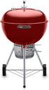 Weber 22 inch Original Kettle Charcoal Grill Crimson