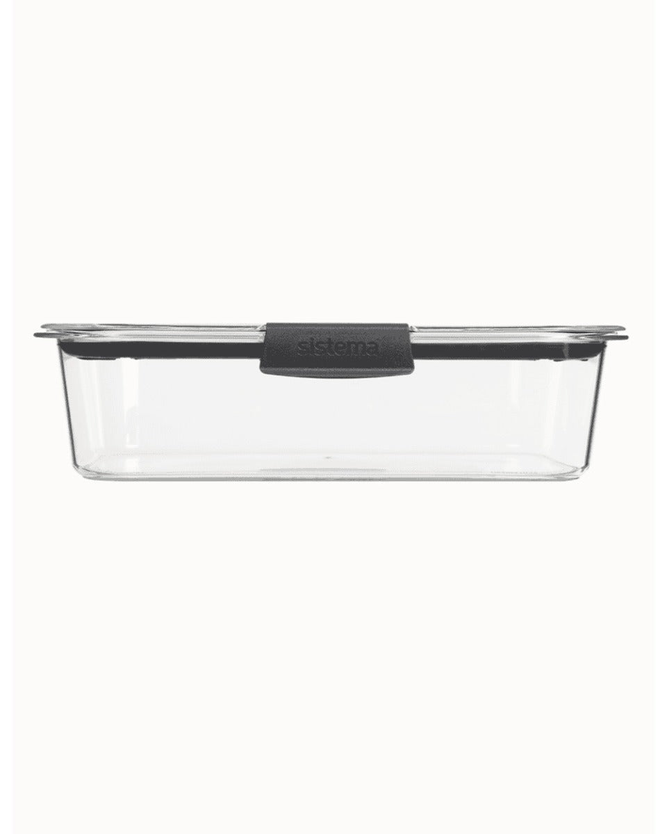 Sistema 2 Litre Brilliance Large Rectangle Clear