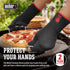 Weber 6535 Premium Black Grilling Gloves