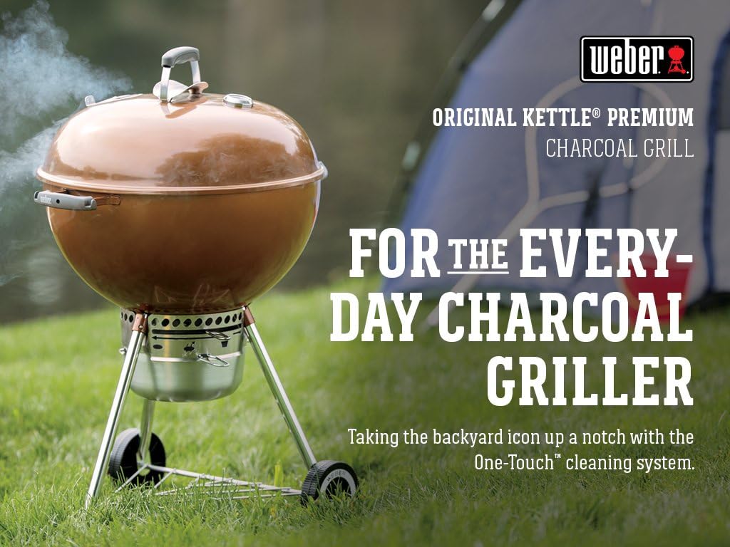 Weber® 22in Original Kettle Premium Charcoal Grill 22" Copper