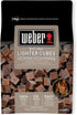 Weber Natural Brown Lighter Cubes