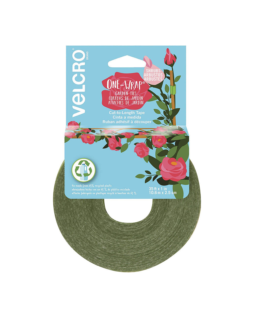 Velcro One Wrap Garden Ties 35 Feet x 1 inch
