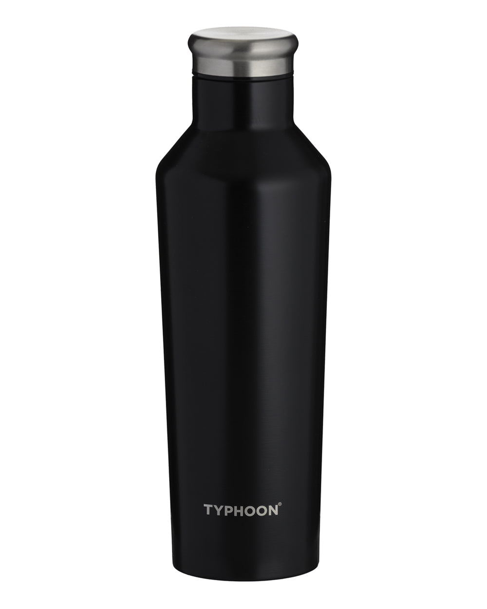 Typhoon 500ML Double Wall Stainless Steel Bottle Black