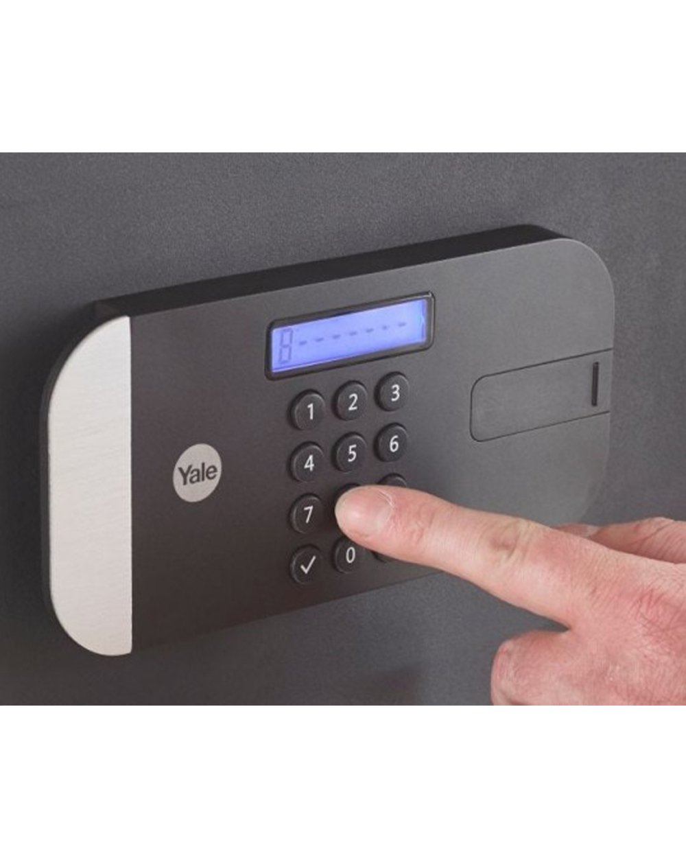 Yale Maximum Security Motorised Laptop Safe Grey