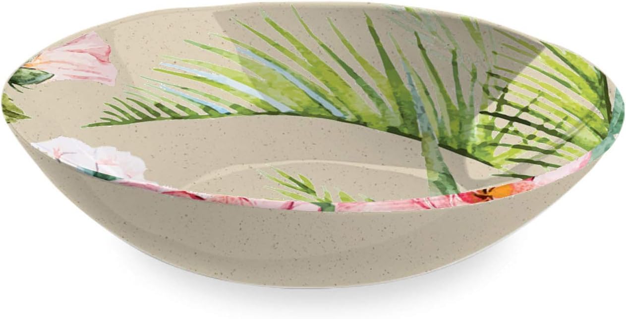 Tarhong Palermo Tropical Bamboo Serve Bowl 12 inch