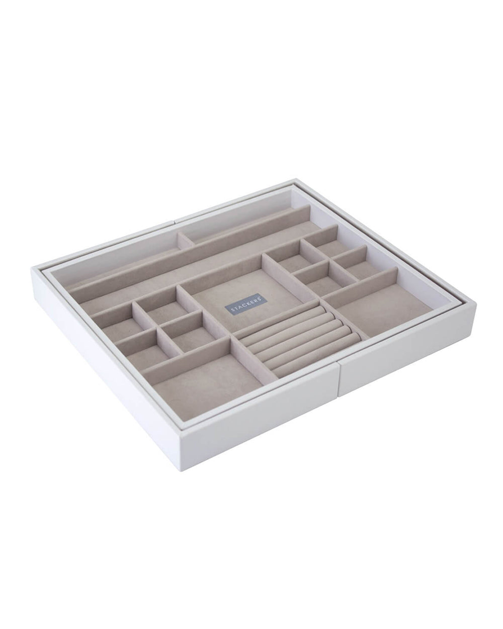 Stackers Slider Medium White & Grey
