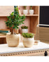 SK Alberta Flower Pot 18cm Grey
