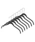 Whitmor Spacemaker Dress and Shirt Hangers Set of 7 Black