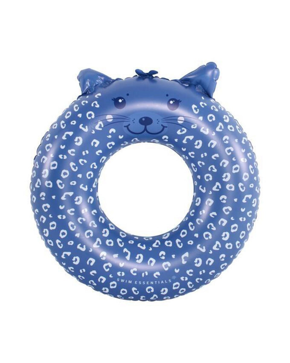 Swim Essentials Green leopard Printed Animal Swimring 55cm