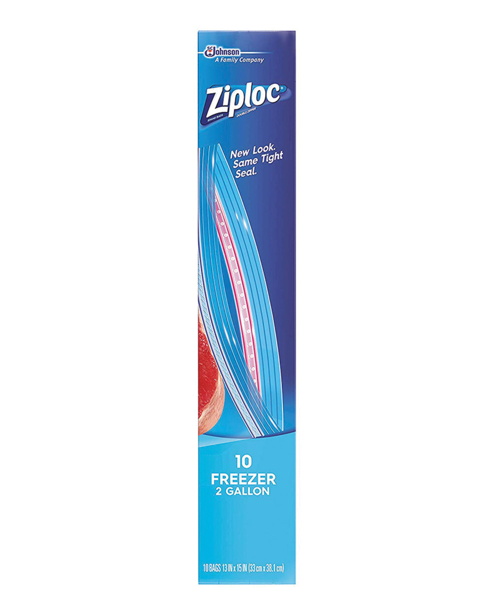 Ziploc 2 Gallon Storage Bag Pack of 10