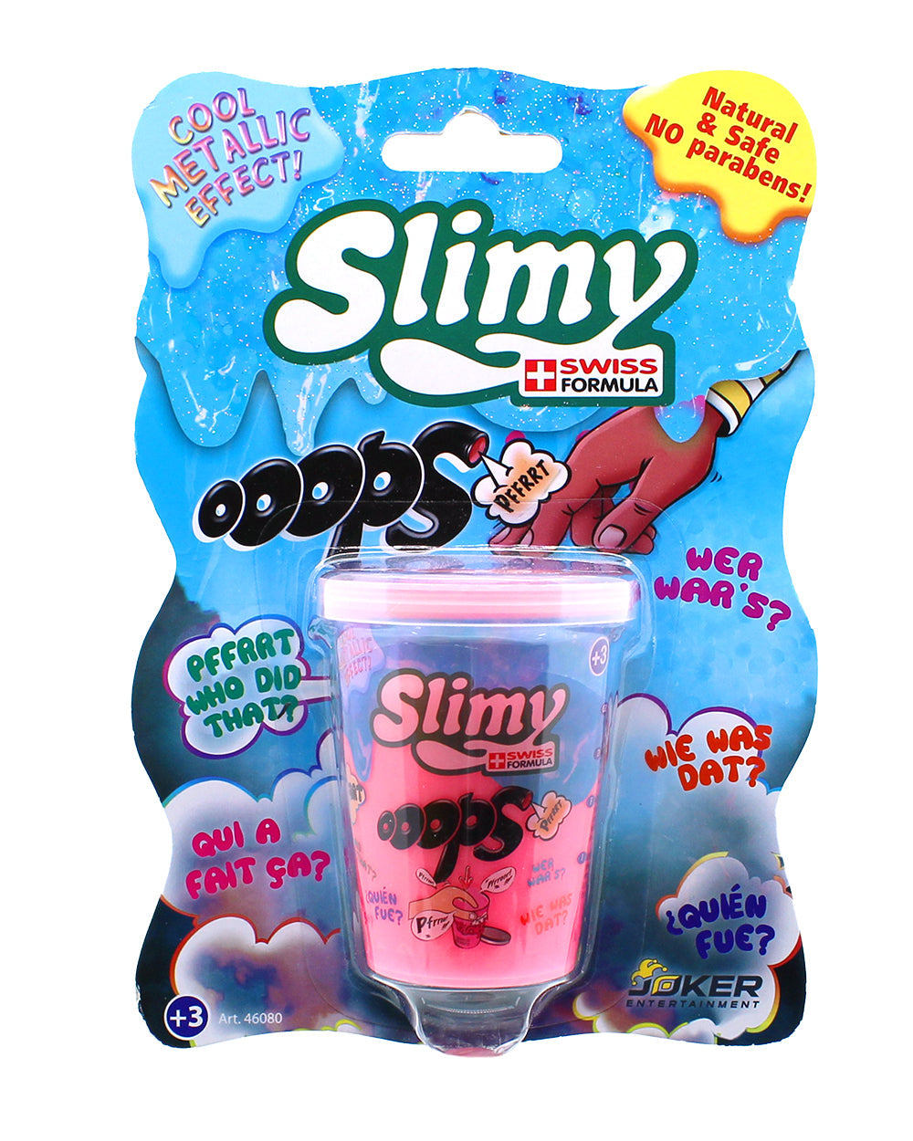 Slimy Mini Oops Metallic 80g Assorted 1 Piece