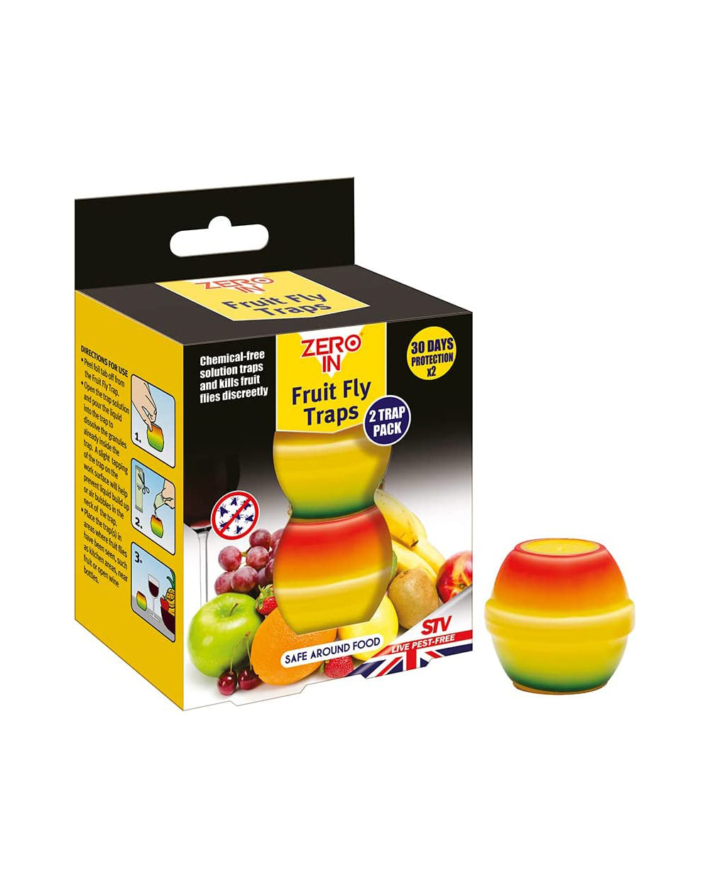 Zero In Fruit Fly Trap Twinpack