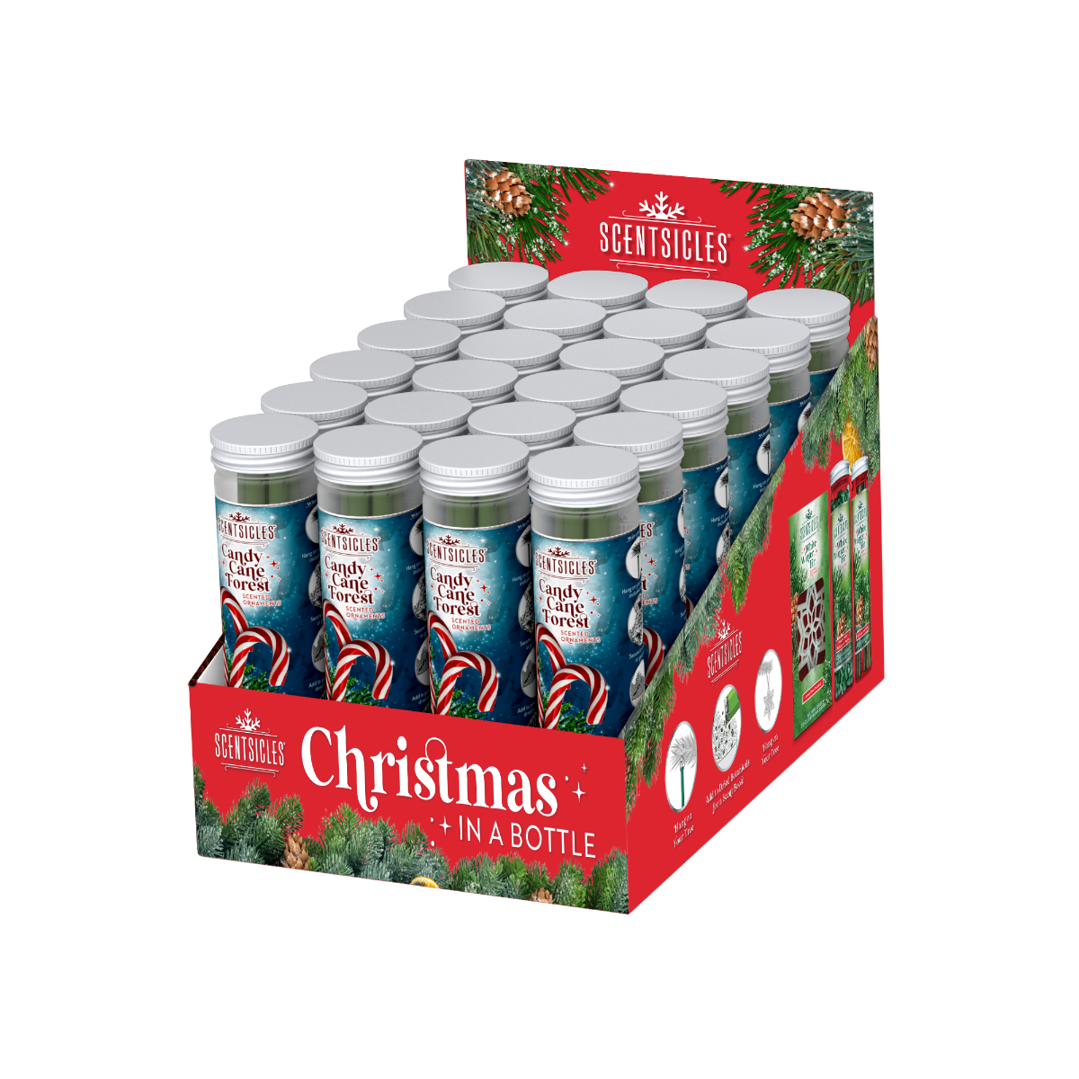 Scentsicles Stick Candy Cane Forest Pack of 6