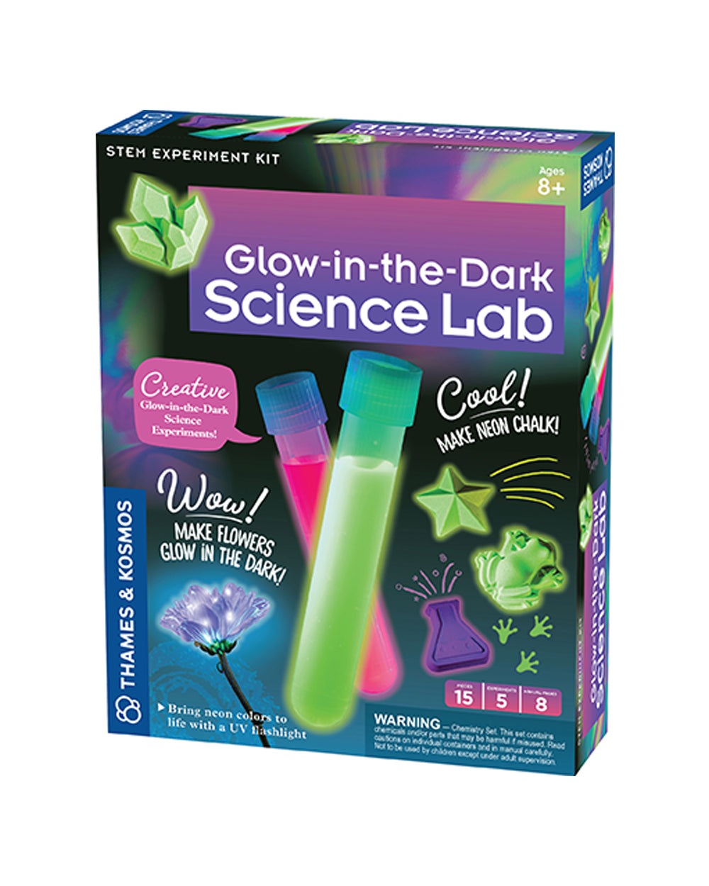 Thames & Kosmos Glow in the Dark Science Lab STEM Experiment Kit