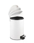 Wenko Pedal Bin Leman White Easy Close 12 Liter
