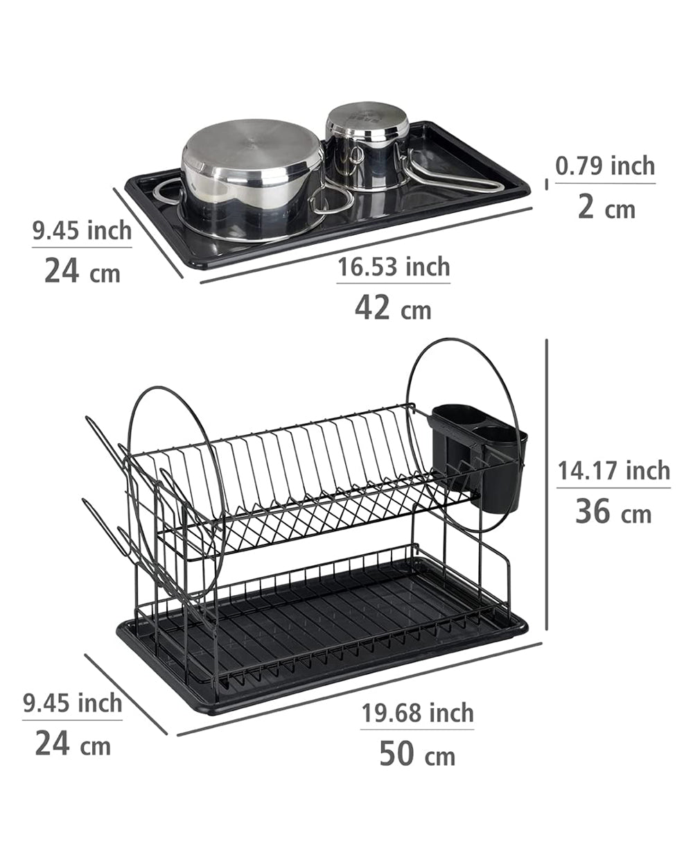 Wenko Dish Rack Premium Duo