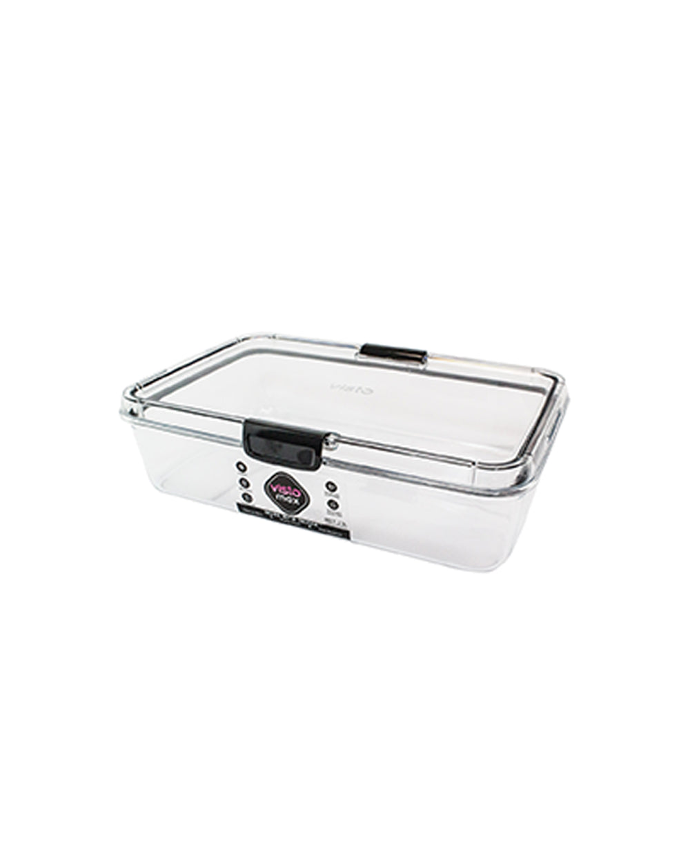 Visto Max 2.3 Liter Rectangle Storage Container with Clear Base & Lid