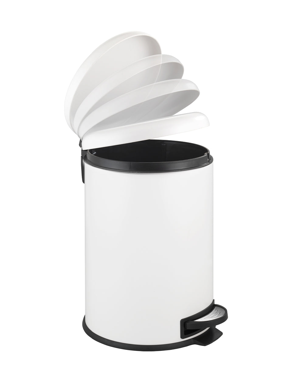 Wenko Pedal Bin Leman White Easy Close 20 Liter