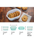 Zip Top 16oz Reusable Silicon Food Storage Small Bag Dish Teal