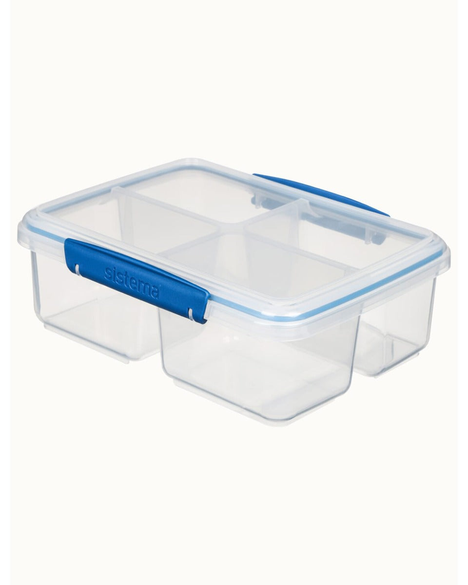Sistema Quad Split To Go 1.74L Blue Clip