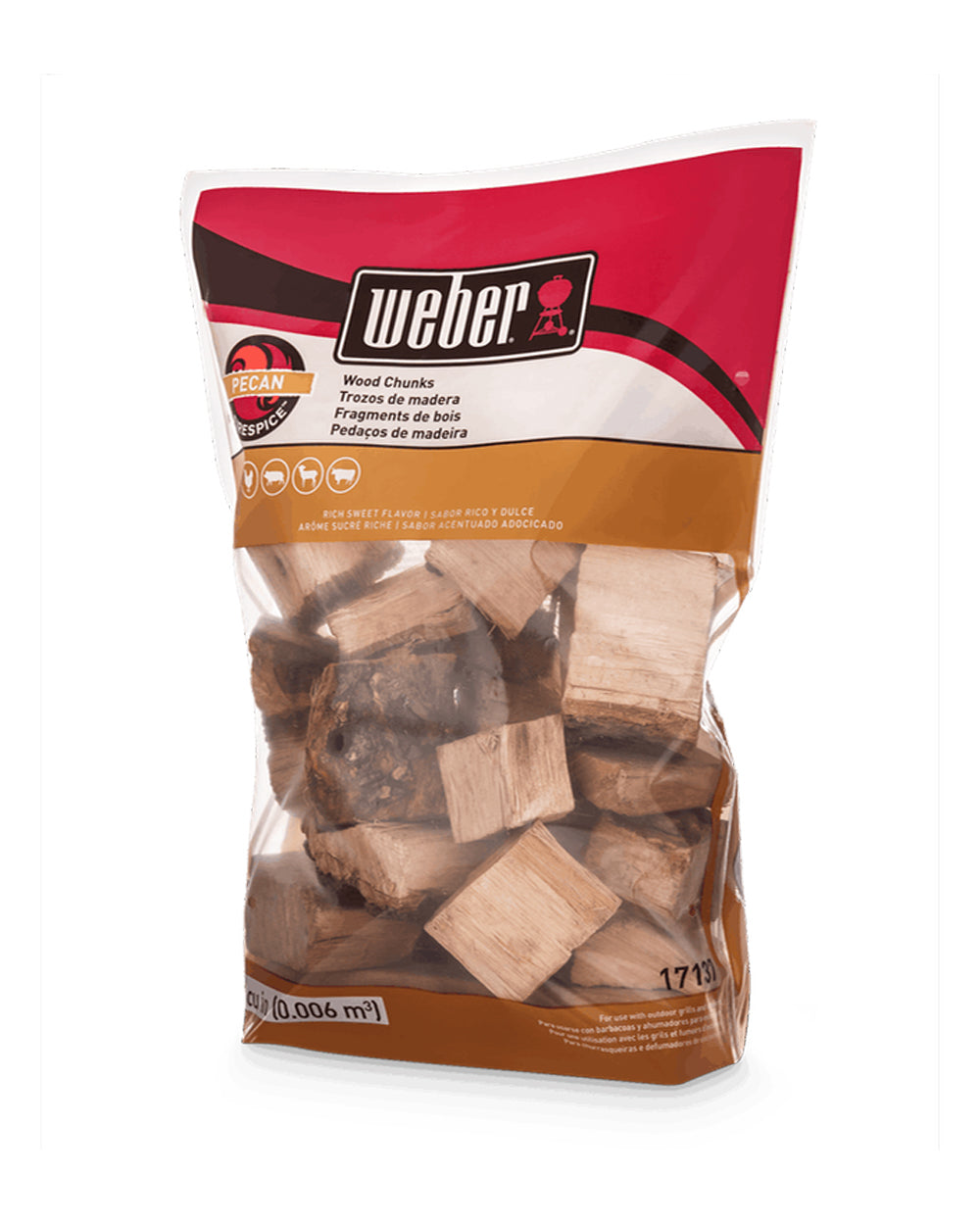 Weber 1.8Kg Pecan Wood Chunks