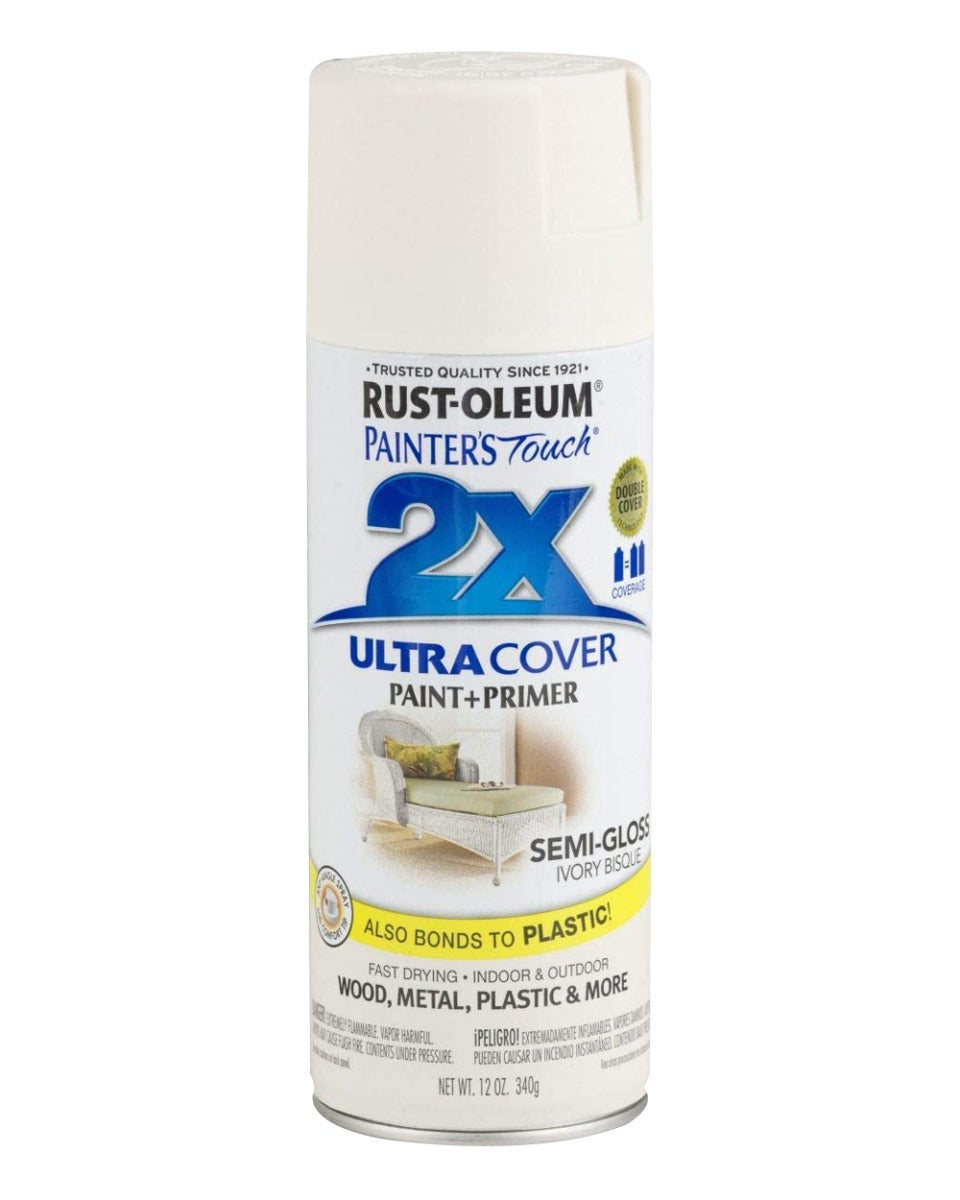 Rust Oleum Painters Touch 2X Ultra Cover Semi Gloss Ivory Bisque