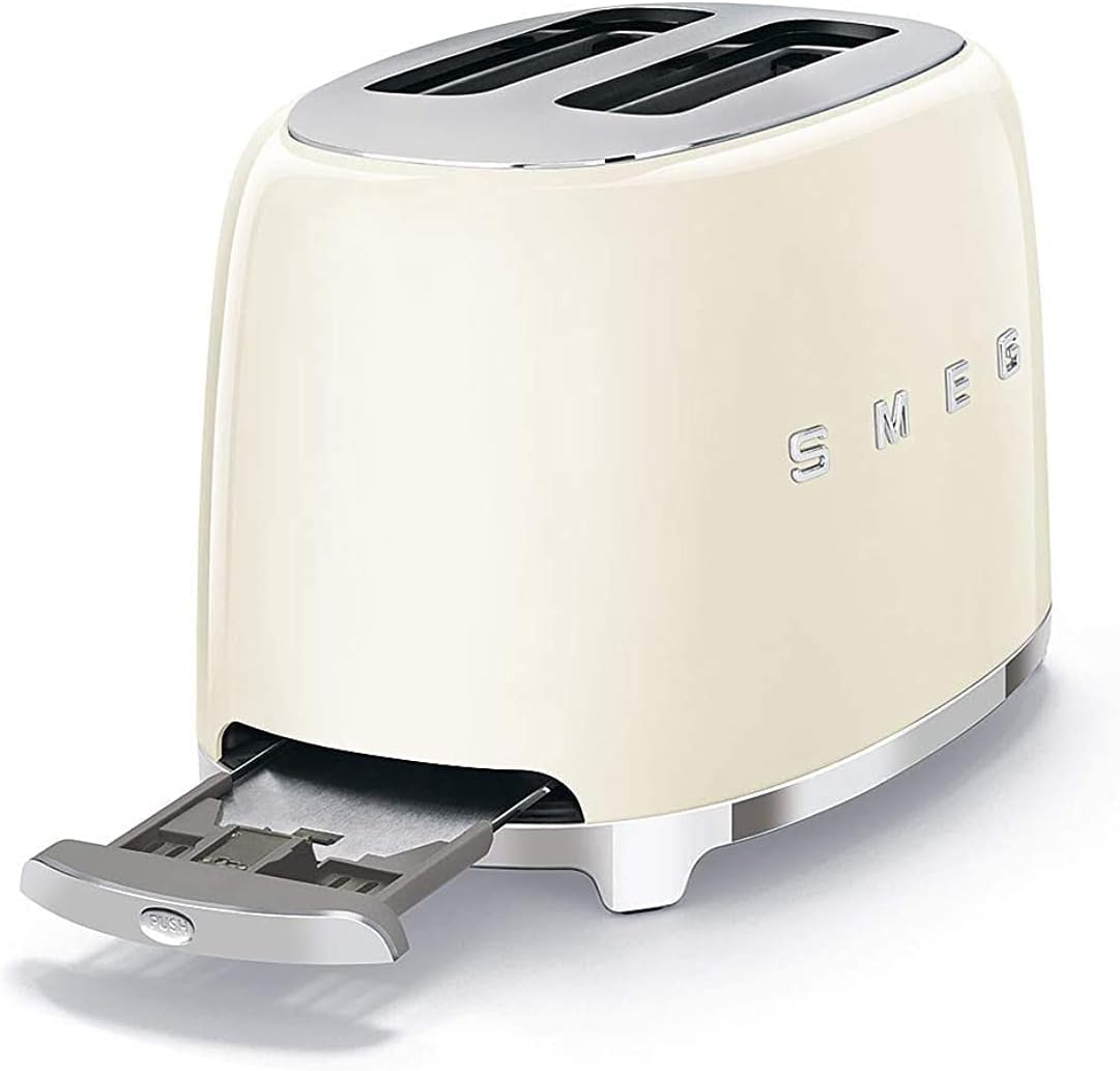 Smeg 2 Slice Toaster Cream