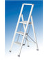 Wenko Folding 3 Step Aluminum Ladder White