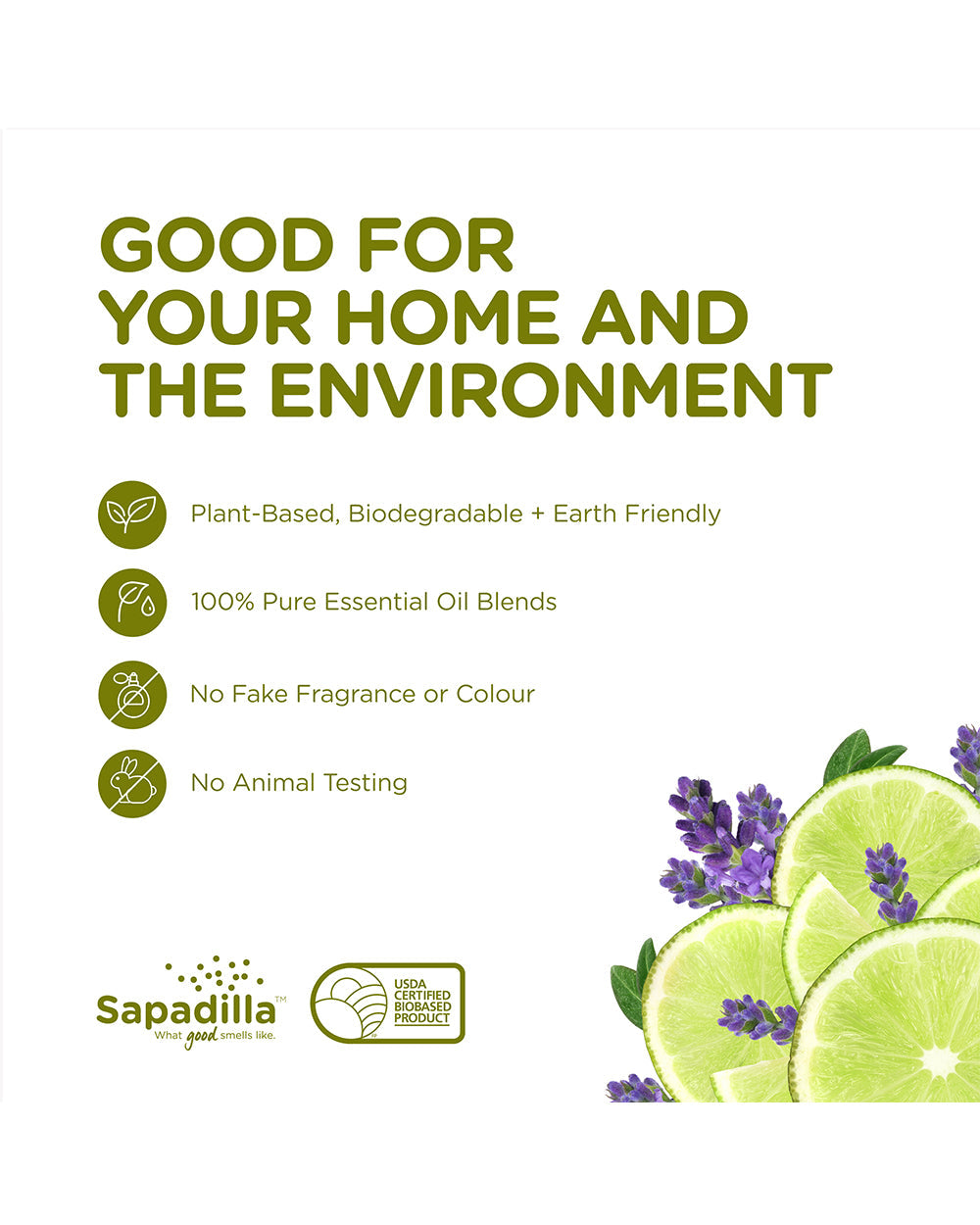 Sapadilla 16oz Dish Soap Sweet Lavender + Lime