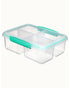 Sistema Quad Split To Go 1.74L Teal Clip