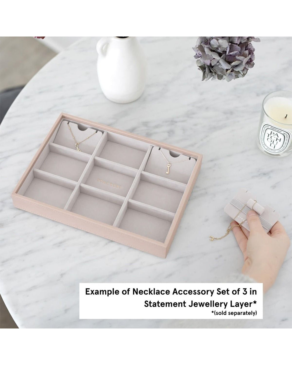 Stackers Grey Pendant Display Accessory Set Of 3